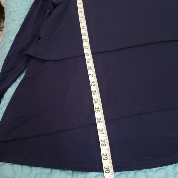 Charlie Paige. Darling 3/4 Sleeve Scoop Neckline with Multi Layers. Size S/M. - Picture 11 of 12